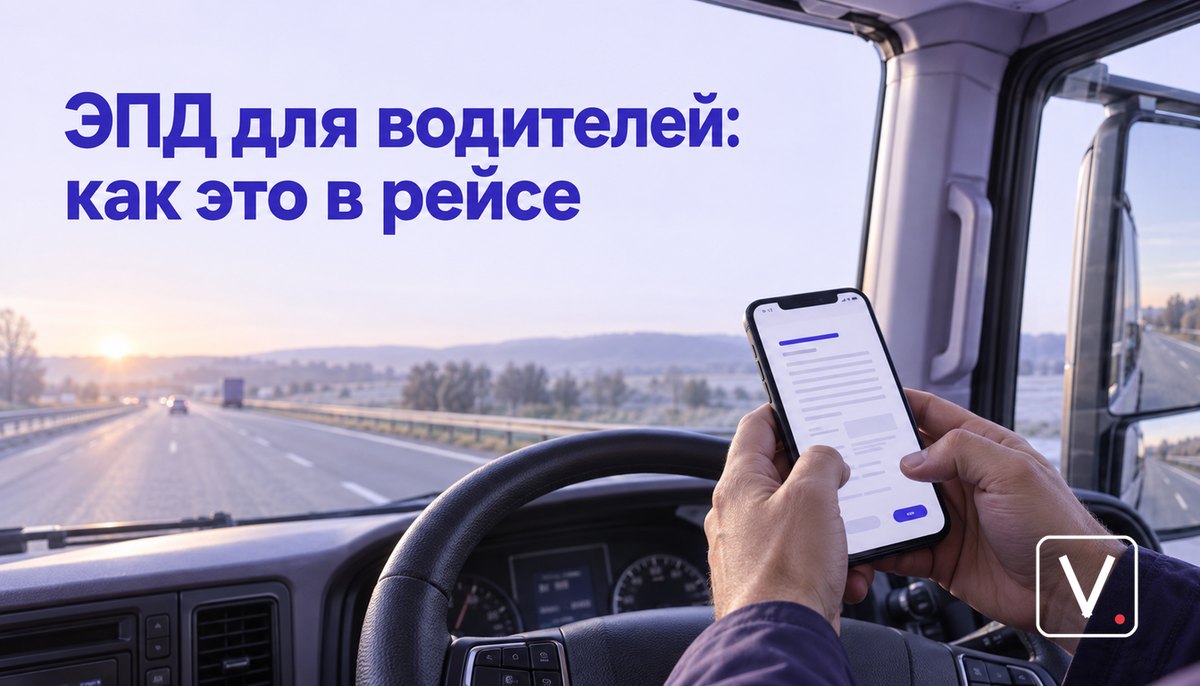 ЭПД для водителей: как это выглядит в рейсе